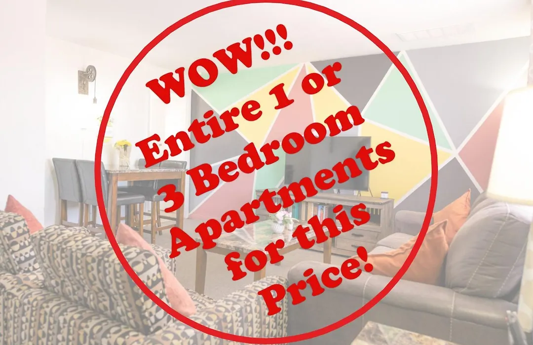 Home Style Apartments - 1 & 3 Bedroom Suites With Full Kitchen-1